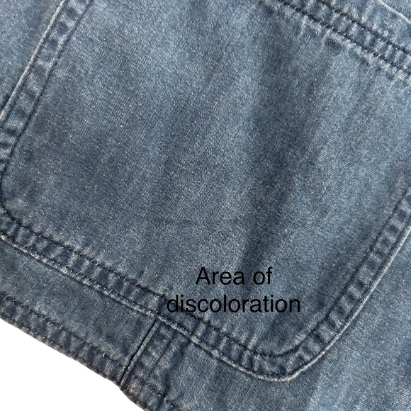 Talbots Denim Vintage Blue Women’s Vest Size Medium - Picture 6 of 13